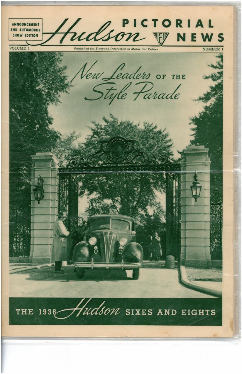 1936 Hudson Pictorial News